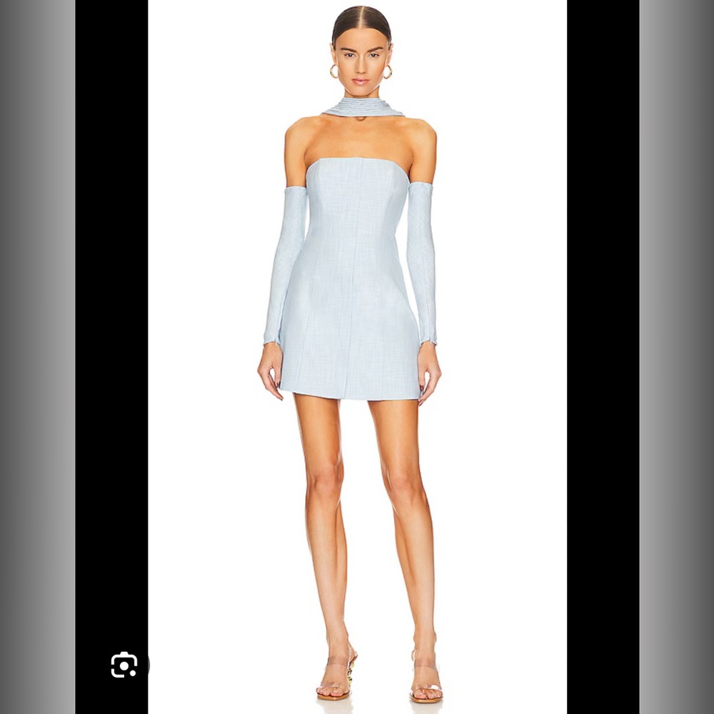 Cult Gaia Henny Dress in Ice Blue